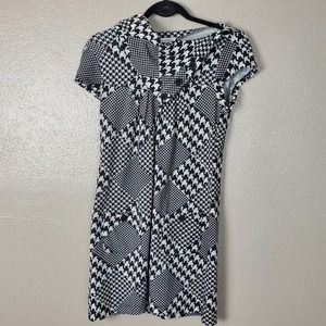 Splendid Black/White Shift Mini Dress/Tunic S